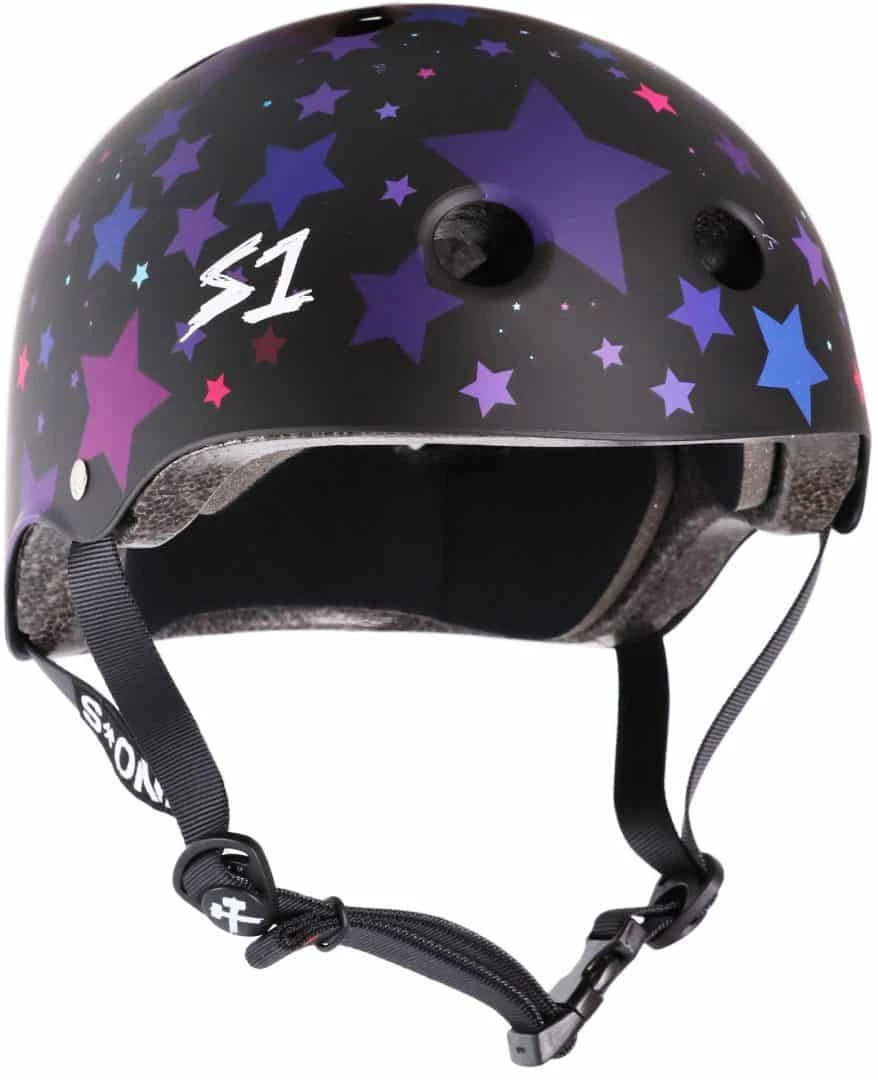 S-One Lifer Helmet - Black Matte / Star (AUS/NZ Certified) 1 S-One Lifer Helmet - Black Matte / Star (AUS/NZ Certified)