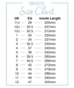 Rio Roller - Script Skates - Pink / Lilac 7 Rio Roller - Script Skates - Pink / Lilac -Roller Skate Shop SizeChart RioRoller