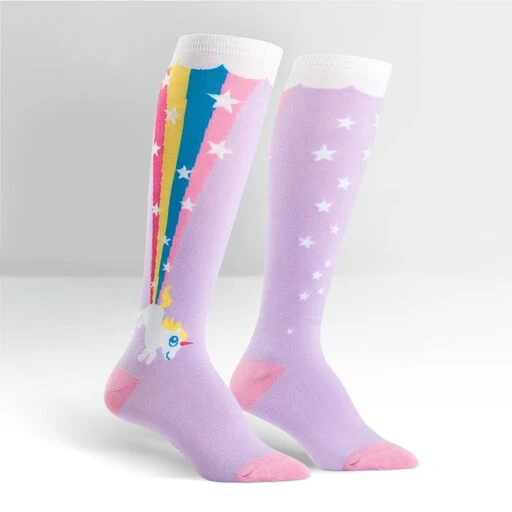 SOCK IT TO ME - Rainbow Blast Knee High Socks 1 SOCK IT TO ME - Rainbow Blast Knee High Socks