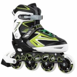 Softec Focus Neon - Adjustable Inline Skate -Roller Skate Shop SoftecFocus Green