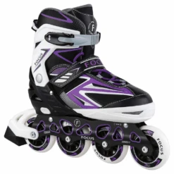 Softec Focus Neon - Adjustable Inline Skate -Roller Skate Shop SoftecFocus Purple