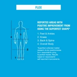 Superfeet - FLEX Athletic Comfort Insole -Roller Skate Shop Superfeet FLEX Insole 5