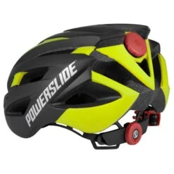 Powerslide Race Attack Helmet 9 Powerslide Race Attack Helmet -Roller Skate Shop powerslide race attack black yellow Rear
